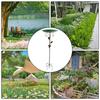 Birdbaths for Outdoors Garden Birdfeeder Standing Metal Bird Feeder Bowl Height Adjustable Winterproof Decorations for Yard