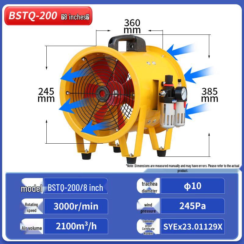 DSFB Explosion-proof Pneumatic Axial Flow Fan