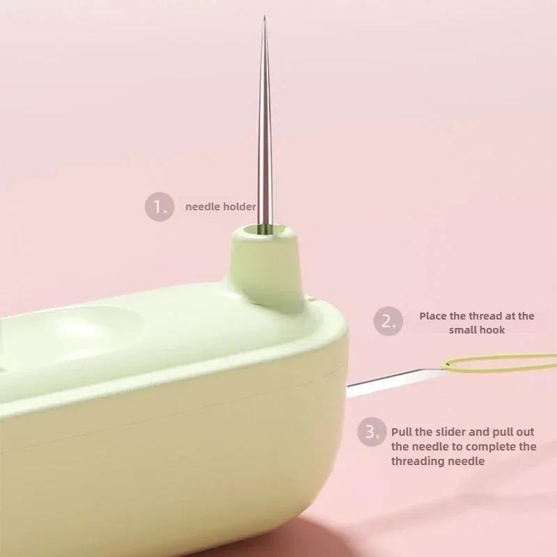 2 In 1 Needle-threaders with Seam Ripper Threading Seam Remover Seam Ripper Tool for Sewing Crafting Cross-Stitch Accesorios