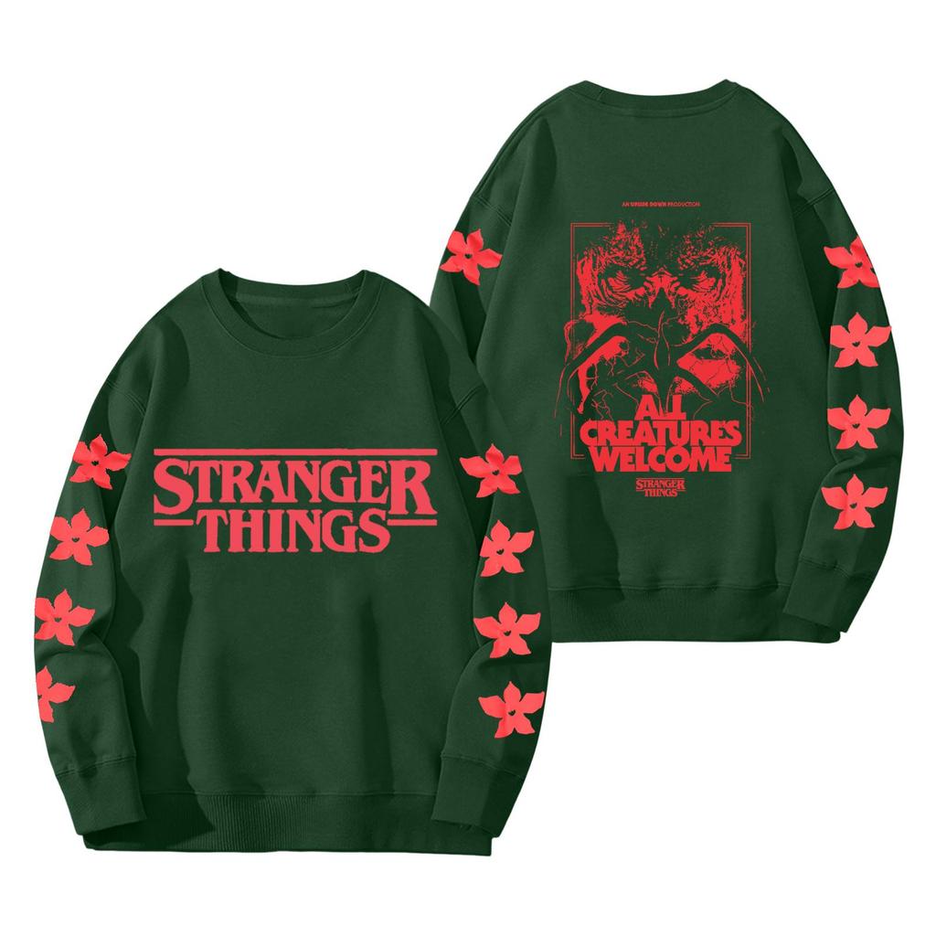 Women's Fashionable And Casual Long Sleeve Round Neck Printed Sweatshirt