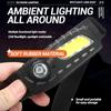 Super Bright XPE+COB Induction Headlight Dual Light Source Waterproof Outdoor Portable Running Fishing Night Running Flashlight
