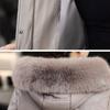 Winter Women's Genuine Leather Jacket Over-the-Knee Long Sheepskin Padded Coat Thickened Windproof Warm Camel Wool Coat