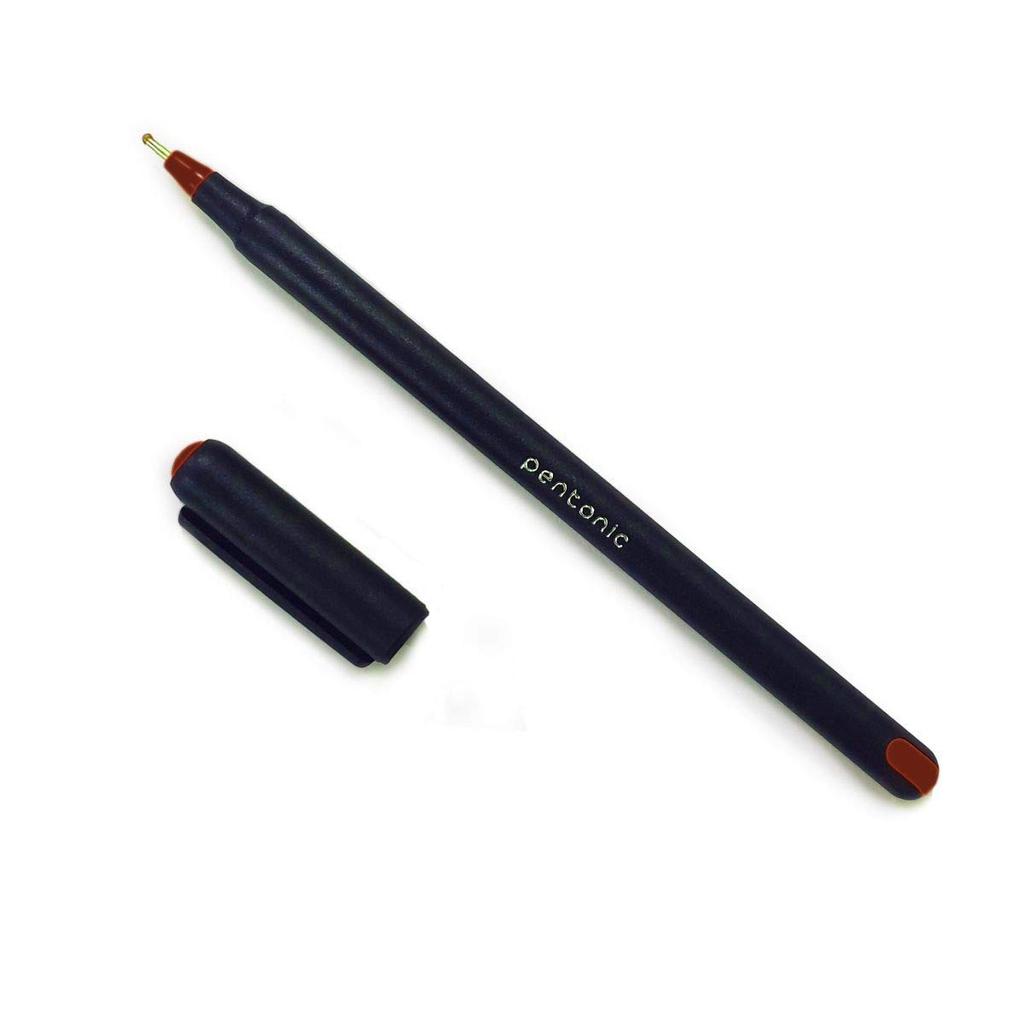 Pentonic Multicolor Ball Pen Pack of 1 X 10pcs 0.7mm And 1.0mm Tips Smooth Writing Pens For Office School And Daily Use
