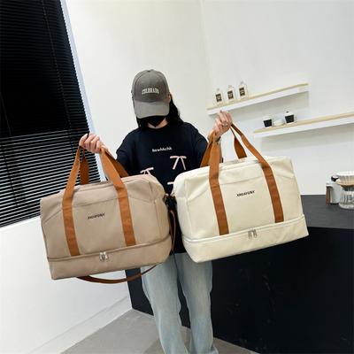Large Capacity Independent Shoe Compartment Swimming Fitness Bag Diagonal Span Dry and Wet Separation Yoga Bag Travel Storage Luggage Travel Bag