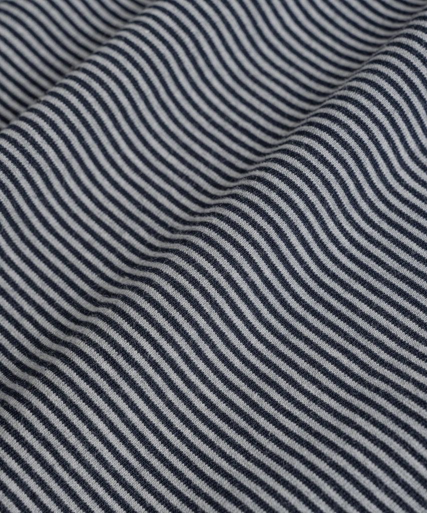 Bihebieo Crewneck Stripe L/S Shirts Grey/Navy