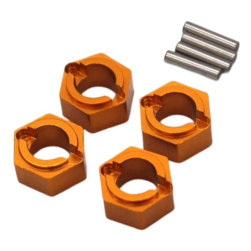

4pcs For FMS FCX24 1/24 RC Wheel Hexagonal Adapter Replacement Spare Parts for Crawler Vehicle