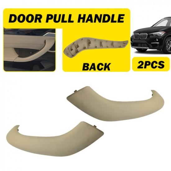 2X Beige Inner Door Pull Handle Cover Trim Fits For BMW X1 X2 F48 F49 2016-