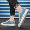 Herren Denim Canvas Atmungsaktive Vulkanisierte Schuhe Neue Mode Outdoor Lässig Herren Bequeme Rutschfeste Verschleißfeste Sportschuhe