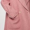 Women's Wool Blend Lapel Mid-length Coat