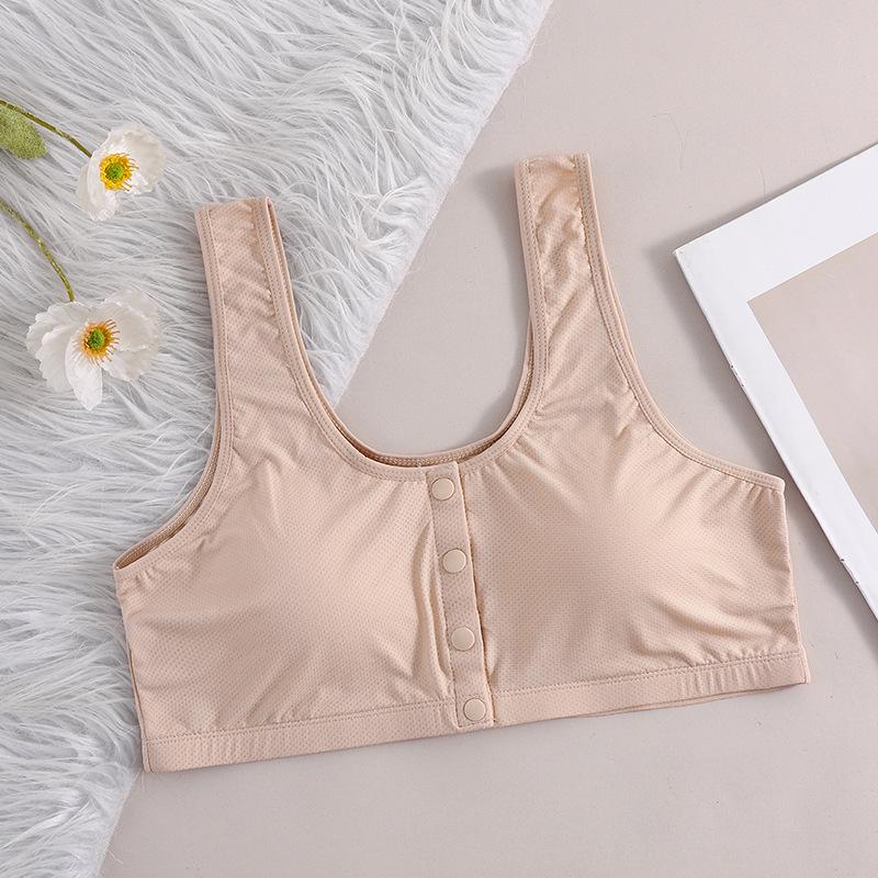 Plus Size Front Closure Modal Bra for Middle-Aged and Elderly Women