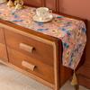 French Style High-grade Fabric Tassel Table Runners Living Room Coffee Table Decor Tea Table Flag TV Cabinet Tea Seat Tablecloth
