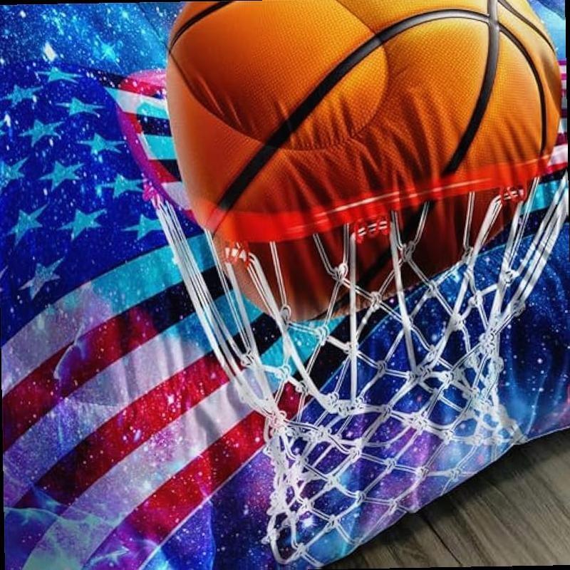 Anime Basketball Bedding Set 3D Printed Bed Duvet Cover Set For Home Decor Duvet Cover Quilt Cover With Pillowcase For Bedroom
