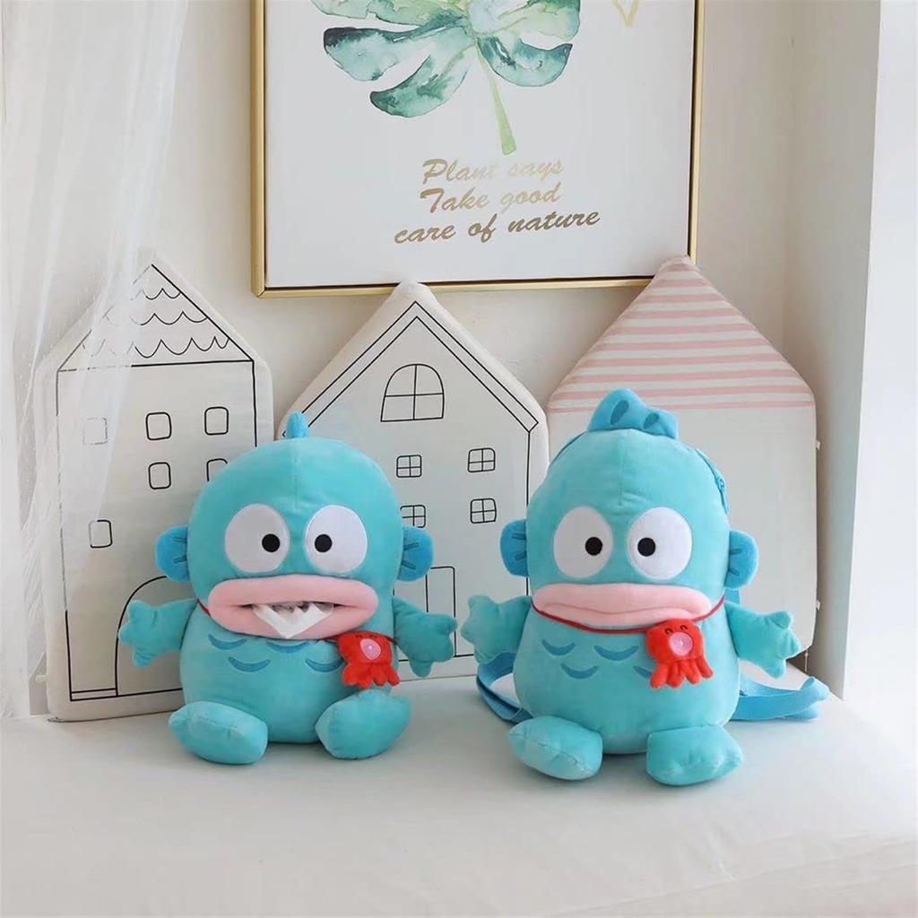 Hangyodon Tissue Tissue Tissue Stuffed Cute Character Goods Case, Cover, Holder, Toy, Car, Hanging, Fluffy, Popular, (Hangyodon)