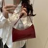 Fashion Large Capactiy Shoulder Bag Vintage Soft Leather Tote Bag Leisure Women's Armpit Hobo Bag Handbag CLE