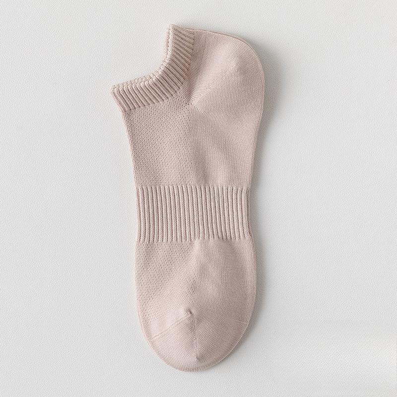 Men's Summer Thin Deodorant Mesh Breathable Sweat Absorbing Sports Socks