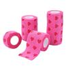 5/10PCS Rose Red Heart Dog Cat Medical Bandage Elastic Nonwovens Bandage Practical Beautiful Eco-friendly Elastoplast for Pets