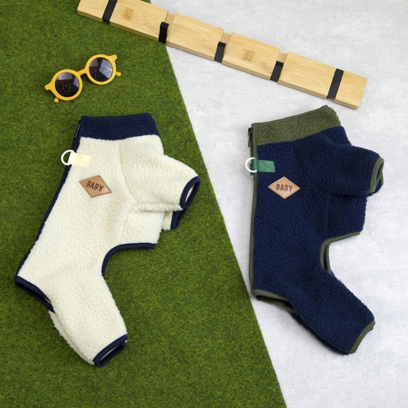 Fleece Dog Coat With Leash Attachment For Small Breeds Winter Warmth Soft Insulated Apparel For Chihuahuas Corgis