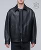 Musinsa Standard Lambskin Oversized Single Jacket [Black]
