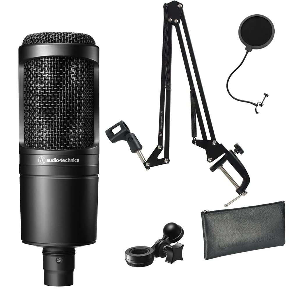 

audio-technica AT2020 (desk arm microphone stand included)