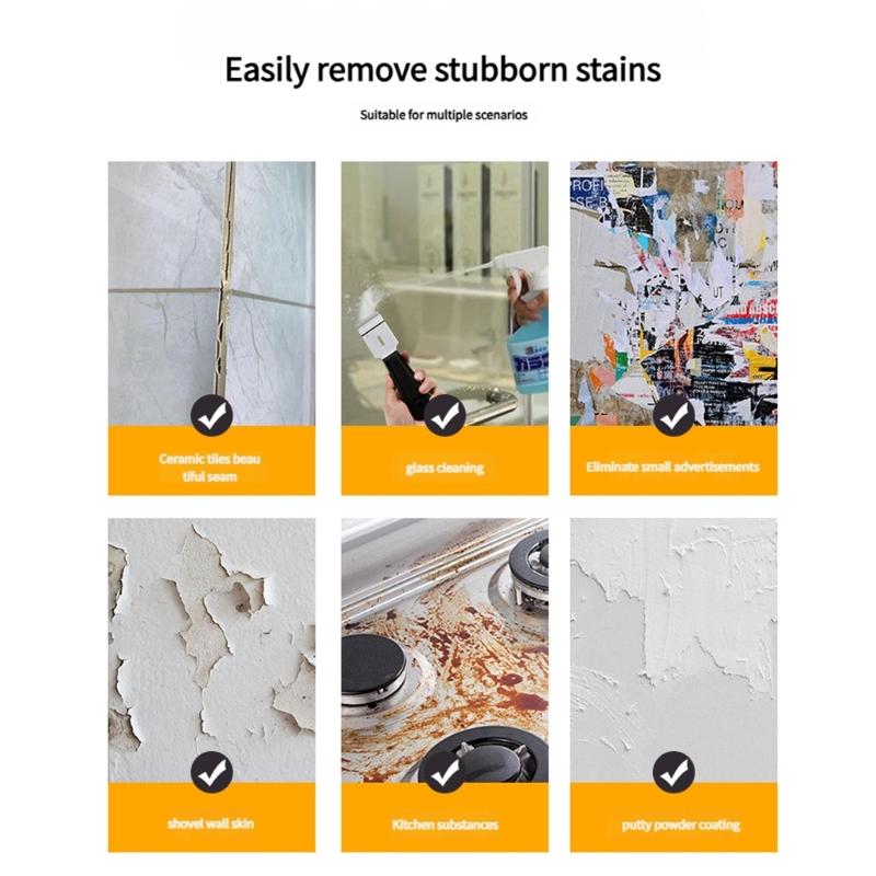 Glass Cleaning Window Wiper Window Cleaning Tool Rubber Handle Tool for Bathroom Shower Home Car Glass Cleaning