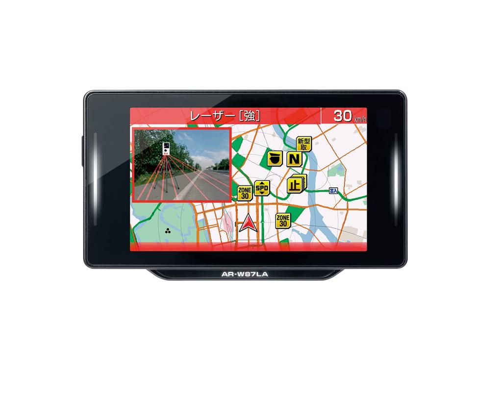 CELLSTAR AR-W87LA Laser Light Compatible & GPS Radar Detector, Integrated 18 Band, Triple Sensor,
