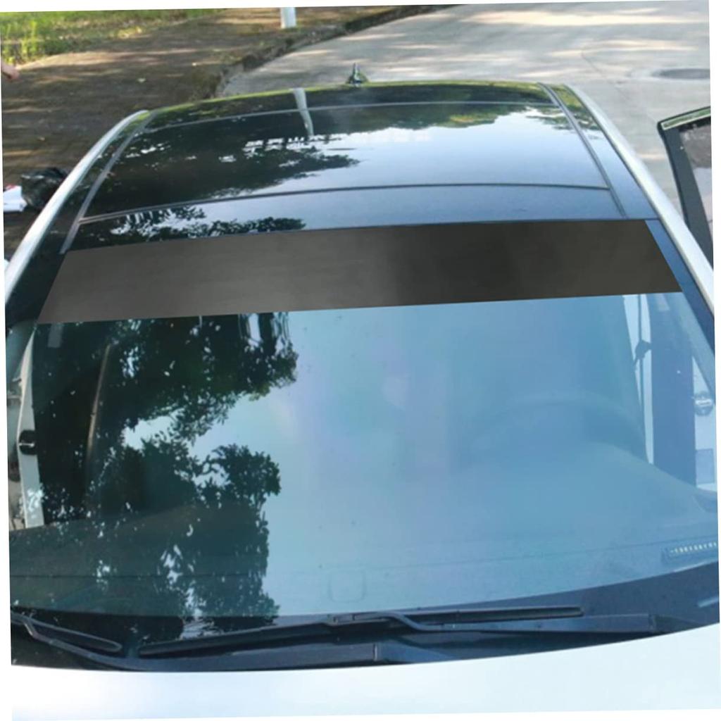Gatuida 3pcs Windshield Sunshade Car Decal Sticker Windshield Sticker Car Vinyl Sticker Car Sticker Windshield Gantt Strip Front