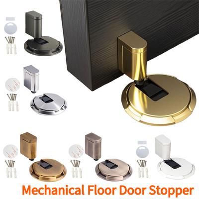 Windproof Door Stopper with Screws and Adhesive Pads Indoor Heavy Duty Floor Door Stop Height-Adjustable Door Stopper for Home