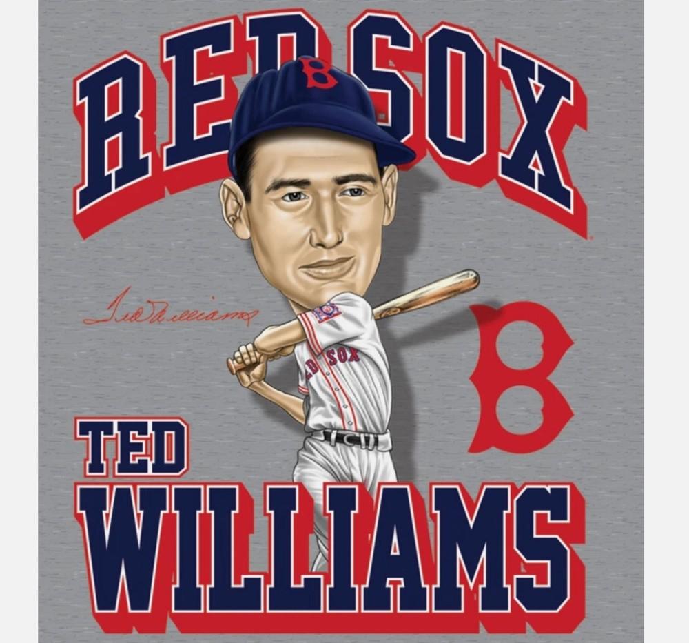 Ted Williams Boston Men T-shirt Grey Unisex Tee All Sizes Unisex T-Shirt XL