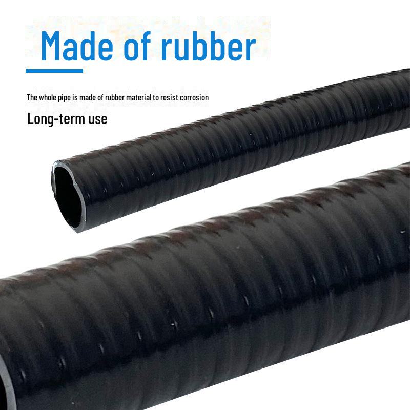Durable Rubber Bellows Hose for Fish Tank/Pond Filtering and Water Changes
