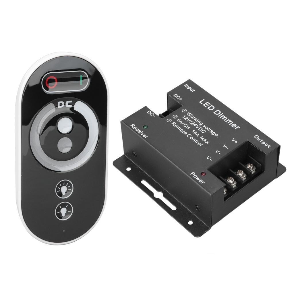 Wireless LED Dimmer RF Touch LED Light Controller Remote Dimming Controller DC 12V 24V for LED Strip Light