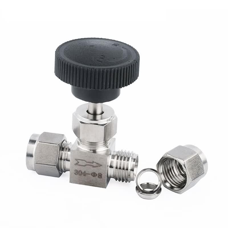 304 Stainless Steel Double Ferrule Needle Valve