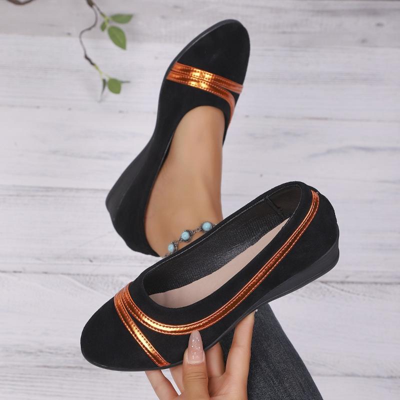 Mode Mode Temperament Damen Schuhe 2025 Herbst Neuheit Damen Rundzehen Bohnenschuhe Schlicht Vielseitig Damen Freizeitschuh Zapatos