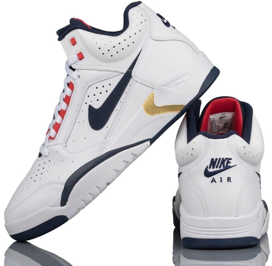 Sneakers Nike Air Flight Lite Mid White/ University Red/ Metallic Gold/ Midnight Navy