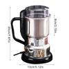 Stainless Steel Blade Coffee Nut Grinder Electric Spices Grinding Machine with Portable Handle Kitchen Accessories