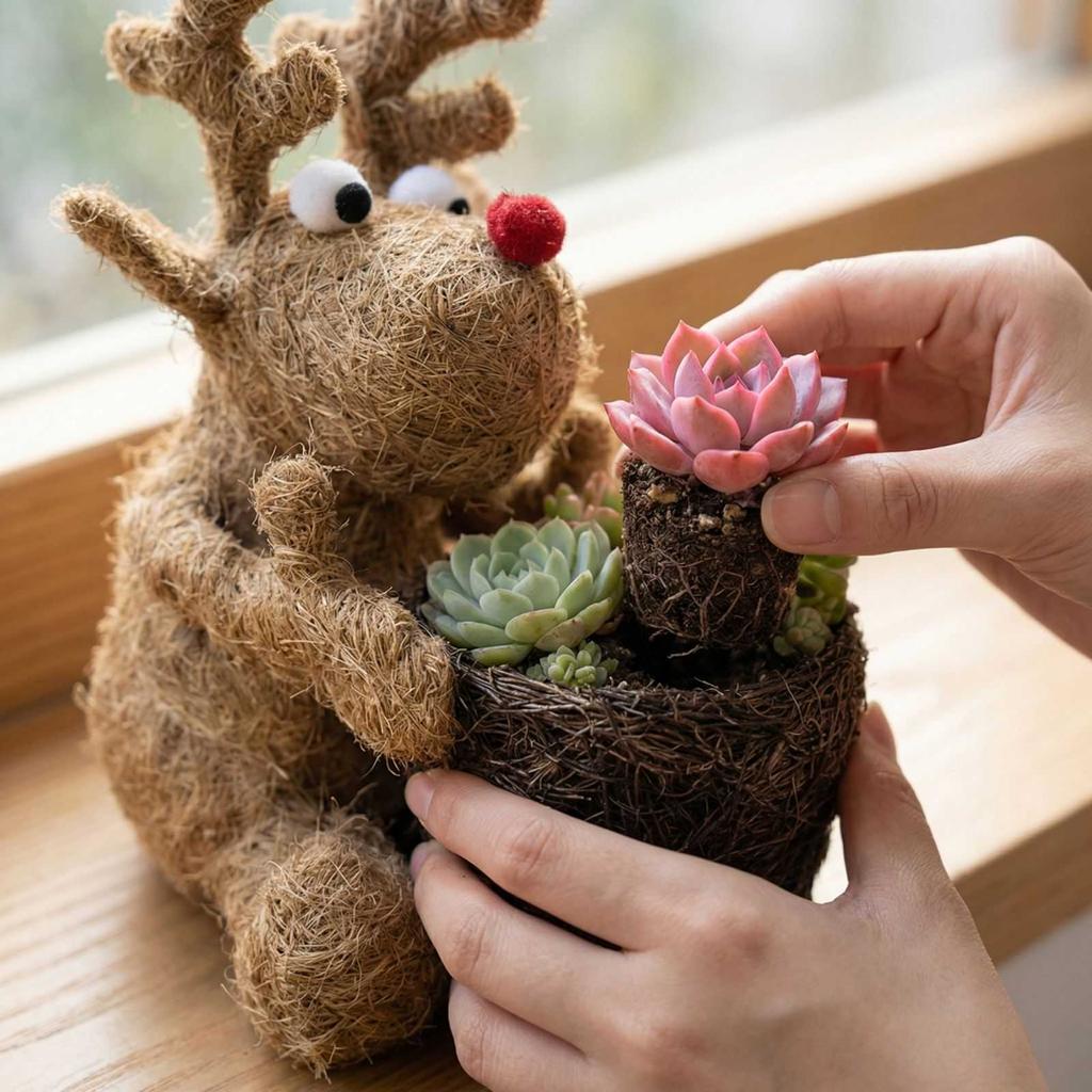 Kreative Blumenkörbe für Gartendekoration und Terrassendekoration, Niedliche Blumenkörbe