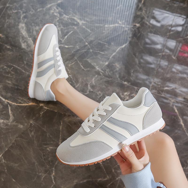 Foreign trade large size cloth color matching breathable casual shoes women's European and American fashion versatile travel running lightweight sp