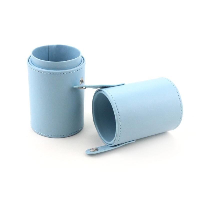 Cup Case Box for Make up Brush Pen PU Leather Makeup Storage Holder Cosmetic