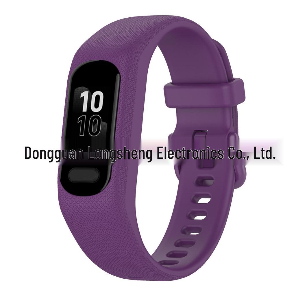 Cinturino texturizzato in silicone compatibile per braccialetto Garmin Smart5