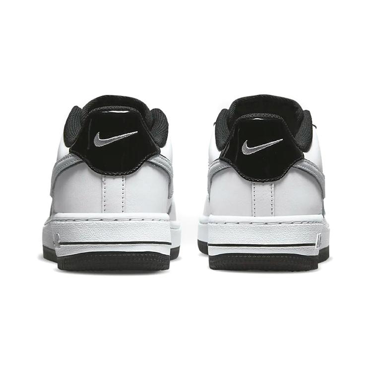 New Nike Kids Air Force 1 LV8 'Motocross White Grey Black' Sneakers DO3809-101