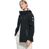 Fila Moisture Wicking Hooded Two Piece Inner Liner Waterproof Windproof Warm Jacket Women Jacket Deep-Black A11W447907FBK