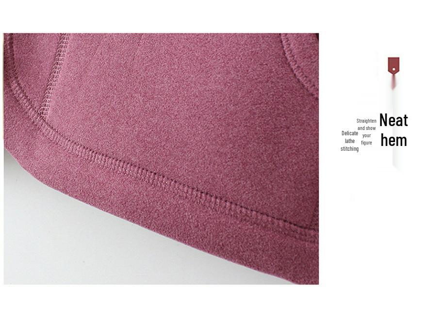 Women's Warm Fleece-Lined Cardigan Vest for Autumn and Winter - Ideal for Middle-Aged and Elderly