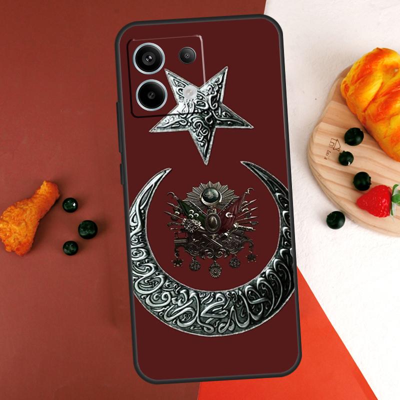 Ottoman Empire Coat Case For Xiaomi Redmi Note 13 14 Pro 9 10 11 12 Pro 10S 11S 12S Redmi 13C 10C 12C 14C Coque