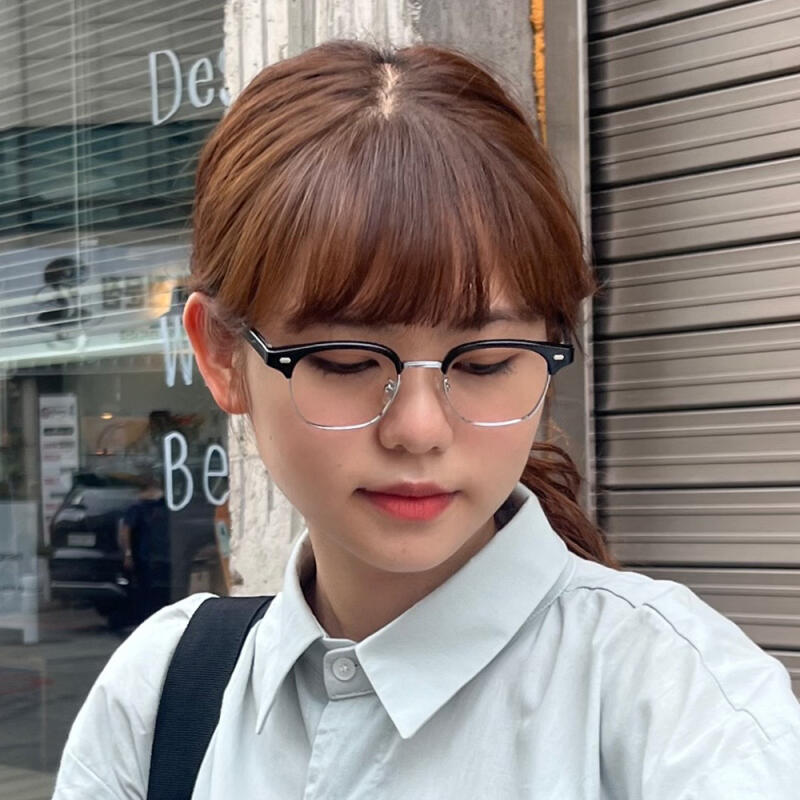 SBKA Muni-C01 Gold-Rimmed Glasses (Blue Light Blocking)