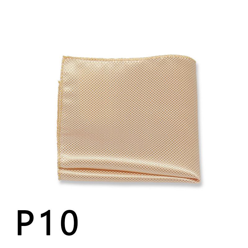 Gestreifte Einstecktuch für Herren - Anzugzubehör aus Polyester-Baumwolle, Taschentuch, Retro-Stil