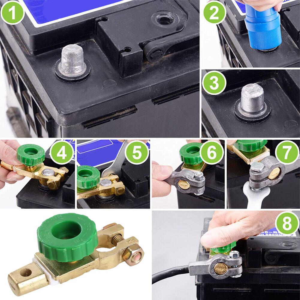 Professional Connect Switch Battery Disconnect Quick Cut-Off Disconnect Isolator Switch Car Power-Off Switch For All 6V/12V