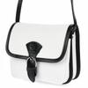 Damska skórzana torba listonoszka, Mała formalna torba