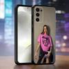 T-Tini Stoessel Singer Phone Case For Samsung S25,S24,S21,S22,S23,S30,Ultra,S20,Plus,Fe,Lite,Note,10,Black Cover