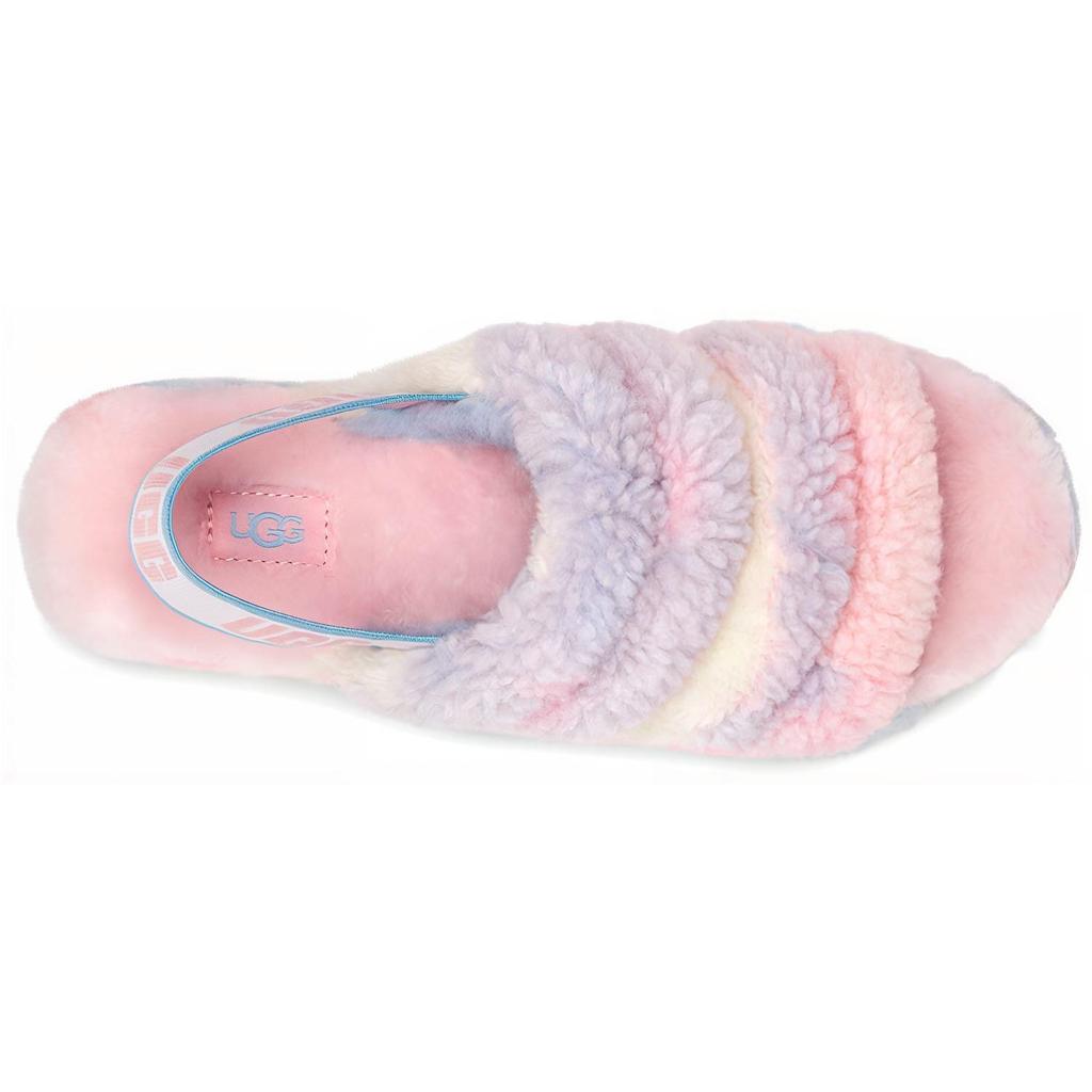 UGG Fluff Yeah Slide Cali Collage Dames 1120070-PSTR