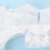 Montagut Girls' Embroidered Lace Set