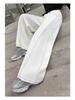 Girls' Wide-Leg Jeans - Fashionable Autumn Scimitar Pants for Middle Schoolers.